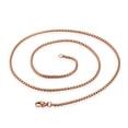 thumbnail image 3 of Collar de perlas cuadradas de 2 mm/2,5 mm/3 mm Acero inoxidable Chapado al vacío Acero/Oro/Negro/Oro rosa, 3 of 5