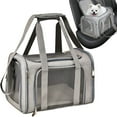 thumbnail image 5 of Small Transport Box, Portable Puppy Carrier, Small Carrier for Cats and Dogs, Convenient Travel Bag + Lightweight Design, Ideal for Travel, Pet Transport, Animal Travel Container, Pet Carrier, 5 of 7
