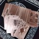 thumbnail image 5 of WDOplteas Baraja Cartas PVC Al Desgaste E Impermeable para Amigos Aficionados (oro Rosa), 5 of 9