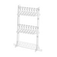 thumbnail image 2 of TISHITA Acrylic Earring Display Stand Cute Jewelry Shelf Rack Ear Studs Display Rack Clear, 2 of 8