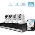 thumbnail image 1 of Amcrest 2MP Security Camera System w/ 4K 8CH NVR, (4) x 2-Megapixel Dome WiFi IP Cameras, Pan/Tilt Surveillance, Two-Way Audio, Pre-Installed 1TB Hard Drive, NV2108-IP2M-841W4-1TB (White), 1 of 8