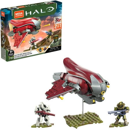 MEGA Halo Banshee Breakout Building Toy with Spartan Recon Action Figure (218 Pieces)