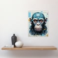 thumbnail image 2 of Chimpanzee Robot Hybrid Schematic Blueprint Futuristic Secret Complex Arcane Manuscript Gift For Him Man Cave Unframed Wall Art Print Poster Home Decor Premium, 2 of 5