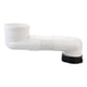 thumbnail image 4 of Extensión de brida de inodoro con desplazamiento, tubo de drenaje, adaptador de conector de lavabo para inodoro 20 centímetros, 4 of 6