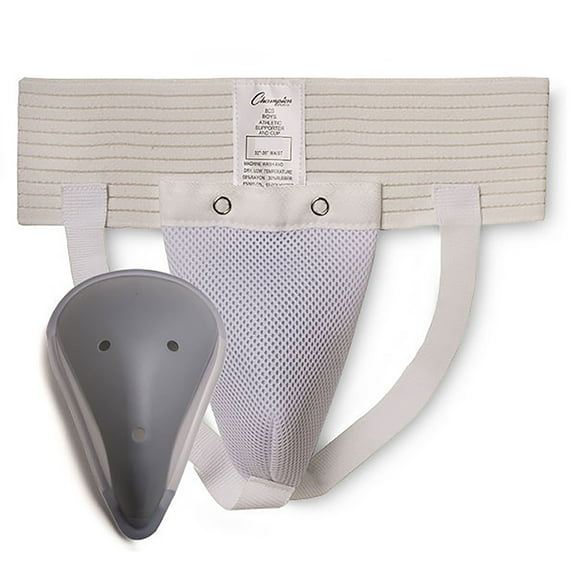 Champion Sports Men's Athletic Cup and Supporter, White - 2.5 Inch, Small