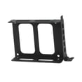 thumbnail image 3 of Soporte de montaje doble para SSD, bandeja para disco duro de 2,5", soporte para SSD, bahía para unidad HDD, fácil de instalar, montaje metálico Negro, 3 of 8