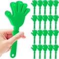thumbnail image 1 of 20 Pzs de Aplaudidores de Mano Sonoros de Plástico Verde de 19 cm, 1 of 7
