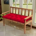 thumbnail image 2 of ERDOUY Cushion Garden Terrace Home Kitchen Office Thick Comfortable Cushion 59*19.68*3.14inch (Red), 2 of 4