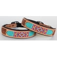 thumbnail image 3 of XSmall 9''- 13'' Dog Puppy Collar Cow Leather Adjustable Padded Canine 6036TL, 3 of 3
