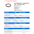 thumbnail image 2 of Rear Crankshaft Seal - Compatible with 2001 - 2019 Nissan Frontier 2002 2003 2004 2005 2006 2007 2008 2009 2010 2011 2012 2013 2014 2015 2016 2017 2018, 2 of 2