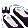 thumbnail image 5 of MRLESS Soft & Warm Christmas Santa Plush Slippers for Adults - Cozy Holiday Footwear, 1 Pair Comfortable Indoor Shoes, 5 of 8