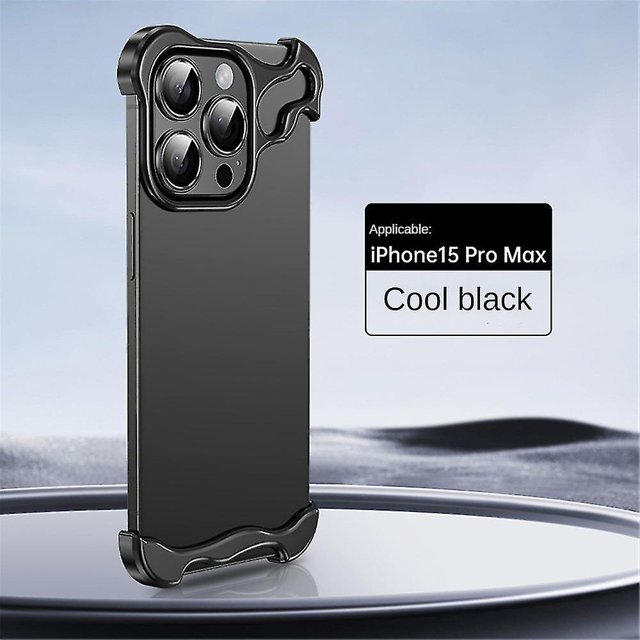 Nueva funda anticaída con esquinas de metal de forma especial 2024 para iPhone 15/14/13 Pro Max