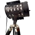 thumbnail image 4 of NauticalMart Trépied Réglable en Bois Projecteur Noir antique hollywood, 4 of 4
