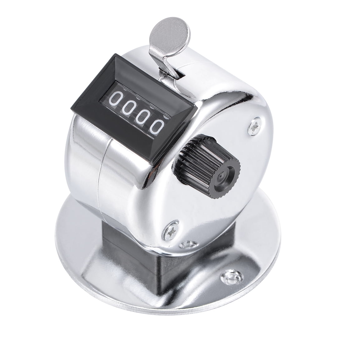 Round Base Hand Tally Counter 4 Digit Tally Counter Mechanic Palm Click