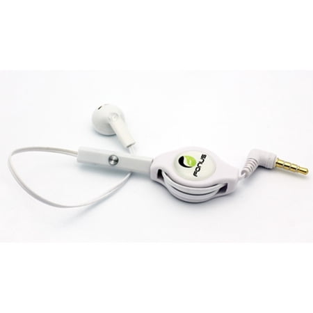 Headphone Retractable Mono Earphone for Motorola Moto e6 Phone - 3.5mm w Mic Headset Handsfree Earbud Earpiece J9D price history on PriceWatchPro