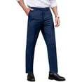 thumbnail image 4 of COOFANDY Men's Classic Fit Dress Pants Flat Front Straight Formal Pants Wrinkle Free Expandable Waist Suit Pants, 4 of 7