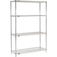 thumbnail image 2 of Nexel Industries 18547C 18 x 54 x 74 in. Plate Starter Shelf Unit, Chrome, 2 of 5
