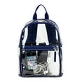 thumbnail image 2 of Eastsport Unisex Clear Mini Dome Backpack, Blue Trim, 2 of 6
