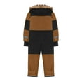 thumbnail image 5 of Maqroz Toddler Snow Suit Teen Boys Girls One Piece Snowsuit Winter Waterproof Snowboarding Ski Suits Jumpsuit Snow Suits Kids Snowsuits Overalls Snowmobile Gear Ski Suits, Sizes 1-15, Brown, 5 of 6