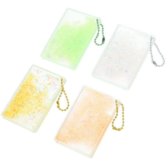 WINOMO 4Pcs Game Trading Cards Sleeve Assorted Color PVC Simple Appearance for Outdoor