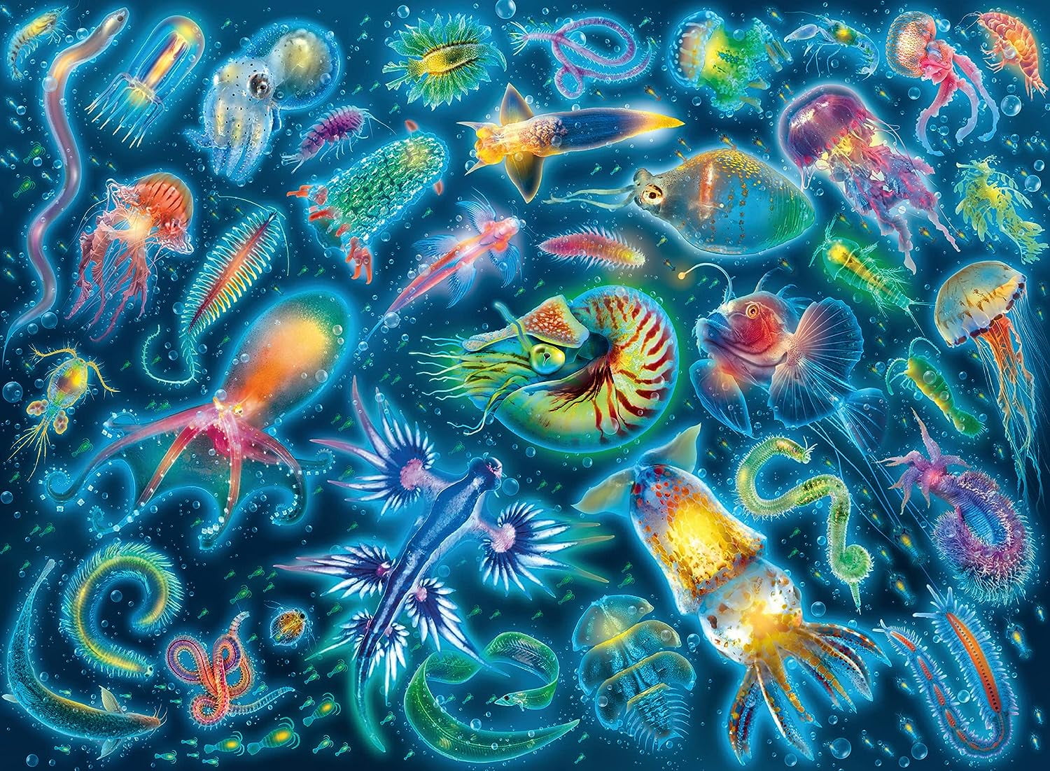 Ravensburger Colourful Underwater Species 500 Piece Jigsaw Puzzle for Adults and Kids Age 10 Years Up