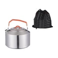 thumbnail image 2 of Hervidor de agua para acampar agua hirviendo Tetera portátil para campamento Utensilios de Cocina 1.6L kusrkot Hervidor al aire libre, 2 of 8