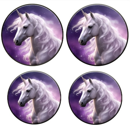 

Bahomeck Electric Stove Burner Covers Set Of 4 White Unicorn Set Against Purple Sky Filled With Stars Metal Gas Stove Burner Covers Protecting Gas Stoves 8 Inch And 10 Inch