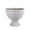 White, variant on KGJQ Plastic Planter Urn, Tall Pedestal Flower Pot, Goblet-Shaped Plant Pot, Decorative Plant Container for Indoor Outdoor Garden Front Porch