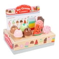 thumbnail image 1 of Siruishop Ice Cream Counter Encourage Role Play Play Food Set for Age 3+ Kids Children, 1 of 8