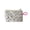 Silver, variant on Cute Quilted Heart Makeup Bag, Portable Heart Design Coin Purse for Young Students, Suits Handbag, Backpack, Great for Lipstick and Earbuds