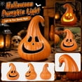 thumbnail image 5 of Mskk Glowing Pumpkin Light Halloween Decoration, Light-up LED Pumpkin Ornament for Tabletop, Indoor Decoration for Halloween Home Party, 5 of 8
