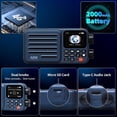 thumbnail image 2 of Choyong A8W Radio Internet Portátil Smart Speaker, WiFi/4G, FM, Tarjeta TF, Azul Marino, 2 of 10