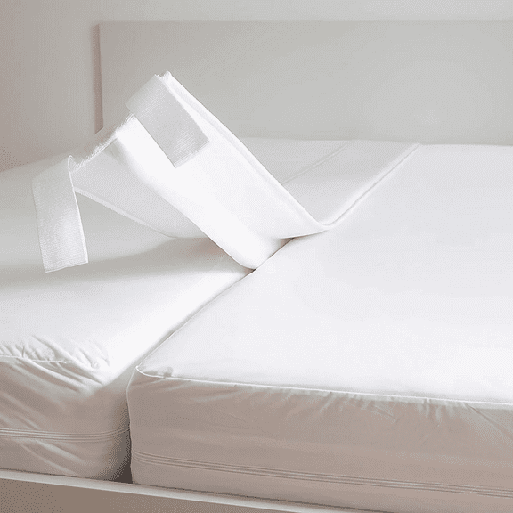 YaChu 8 Inch Wide Bed Bridge Twin to King Converter Kit - Twin Bed Connector King Maker - Bed Gap Filler to Make Twin Beds Into King - Mattress Connector with Strap for Guests Stayovers