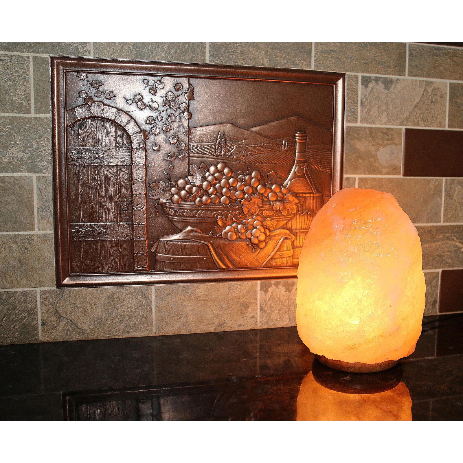 Accentuations By Manhattan Comfort Natural Shaped Himalayan Salt Accentuations By Manhattan Comfort Natural Shaped Himalayan Salt Lamp With Dimmer Com