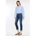 thumbnail image 5 of Kancan - Emely Mid-Rise Slim Straight Leg Jeans (27" Inseam) - KC20062D, 5 of 8