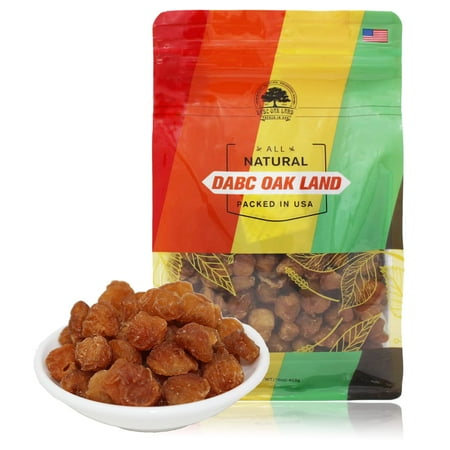1 Pound Natural Dried Longan 100% Fruit Meat, Premium Thailand Sun Dried Longan, Naturally Sweet, Gluten-Free, Vegan, High in Vitamins, Dried Fruit Supplement
