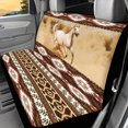 thumbnail image 2 of Chririnla Running White Horse Theme Durable Car Back Seat Covers for Car Interior Automotive, Non-Slip Auto Bench Seat Cushions All Weather Car Rear Seat Covers, 2 of 4