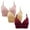 Pink, variant on hotojiny 3PC Bras for Women No Underwire Wireless Comfort Bras Push Up Full Coverage Bralette Plus Size Everyday Bra