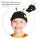 thumbnail image 2 of Tocado de moda para niños, diseño de abeja creativa, gorra con visera, gorra de antena con bola hinchable, gorra de algodón para el sol (sombrero de malla negro, alrededor de 3-9 años, ajustable), 2 of 4