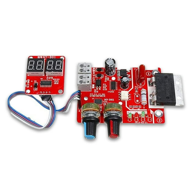 fastboy Digital Welder Machine Controller Replacement Single Pulse Ammeter Welding Control Panel Circuit Board DIY Spare Parts 100A