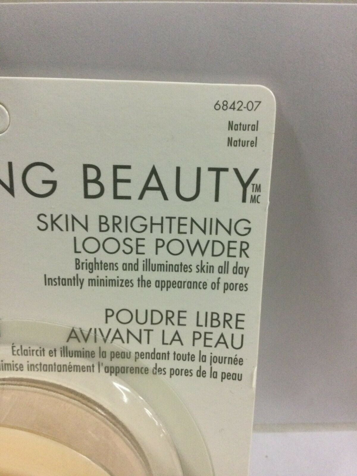 Sally Hansen Healing Beauty Skin Brightening Loose Powder Cornsilk Natural New.
