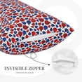thumbnail image 3 of Lsque Ladybugs Pattern Pillow Case – Soft & Cozy Throw Pillow Cover, Hypoallergenic Cushion Case for Sleeping Women with Envelope Closure-20"x30", 3 of 6