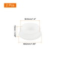 thumbnail image 3 of Uxcell Silicone Snap in Locking Hole Plugs,Rubber Panel Seal Cover Flush Type Panel Round for Kitchen 36.6mm White,2Pcs, 3 of 6