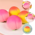 thumbnail image 4 of Peach Squishy Stress Relief Toy Slow Rising Soft Squeeze Ball Sensory Fidget Toy for Anxiety ADHD Autism Kids Adults Portable Hand Therapy Stress Ball Pink 1PC, 4 of 10