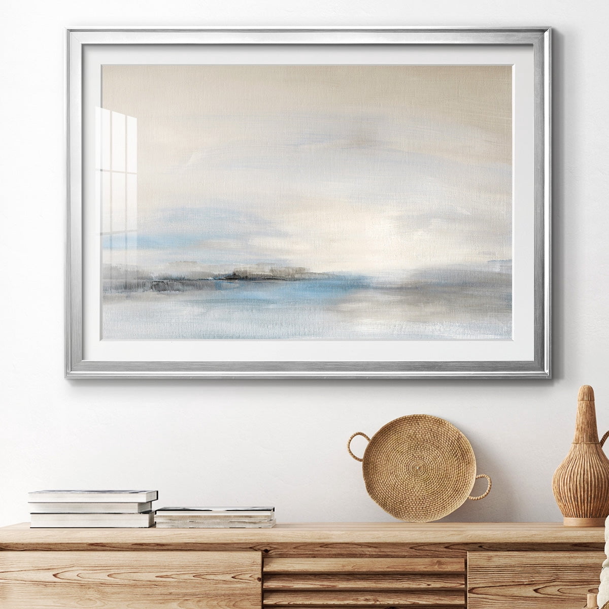 Soft Distance Premium Framed Print - Ready to Hang