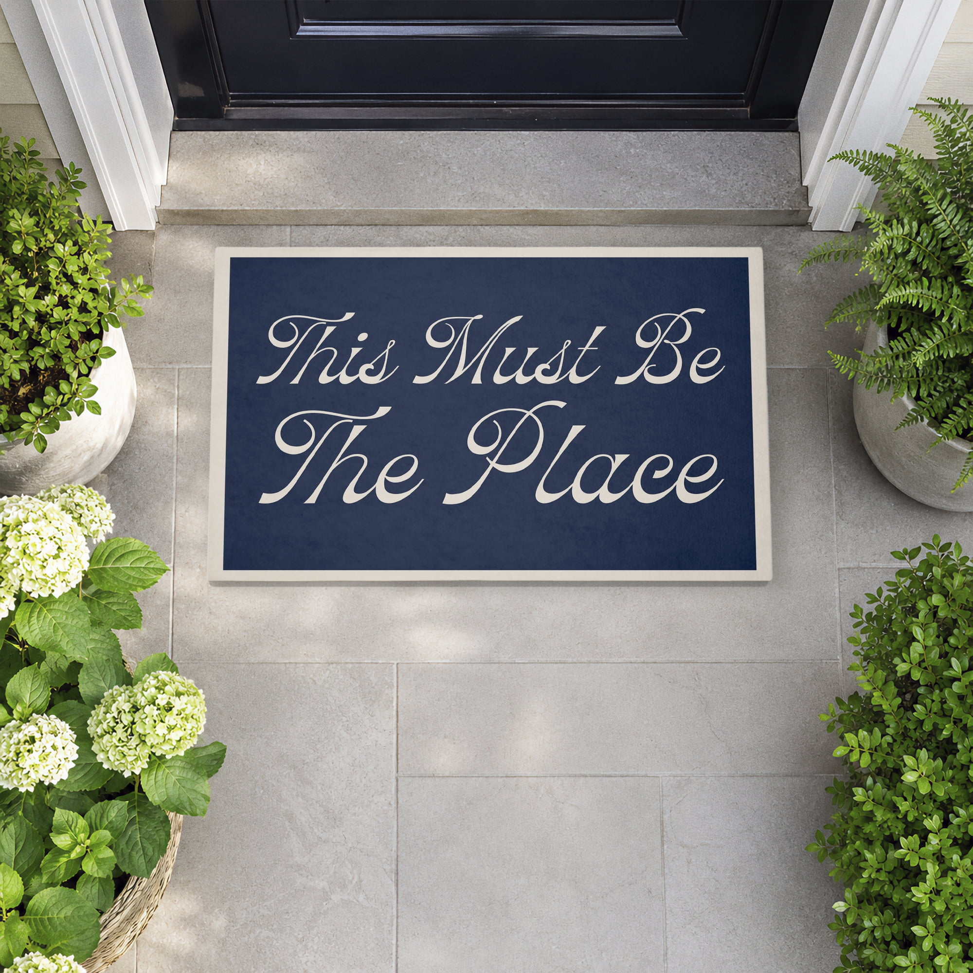 Stupell Industries This Must Be The Place Printed Outdoor Door Floor Mat, design by Lil' Rue