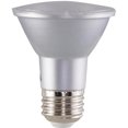 thumbnail image 3 of Satco S29401 Medium Base LED Light Bulbs (Pack of 6); Silver Housing; 120 Volts; 6.5 Watts; 520 Lumens; PAR20 Shape; E26 ANSI Base; 3000 CCT (Kelvin); Warm White Temperature; CRI 90; Clear Finish, 3 of 5