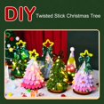 thumbnail image 4 of OCKULT Twisted Stick Christmas Tree,DIY Twist Stick Christmas Tree Kit,Christmas Pipe Cleaners Chenille Set,Handcrafted Christmas Tree,Christmas Tree Material Pack,DIY Christmas Crafts, 4 of 8