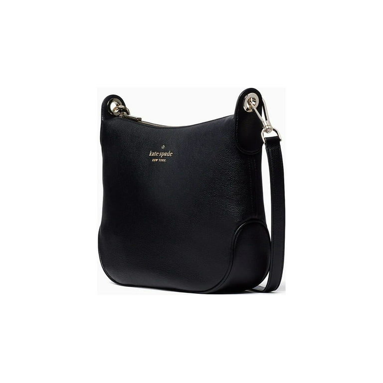 Kate Spade Rosie Pebbled Leather Handbag, Black with Detachable