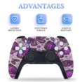thumbnail image 4 of Complex, Purple, Butterfly PS5/PS5 Slim Digital Disc Skin Sticker For Console And Controller Skins, 4 of 7